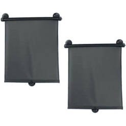 Altabebebe Tendina Parasole Per Auto 2 Pezzi, Nero