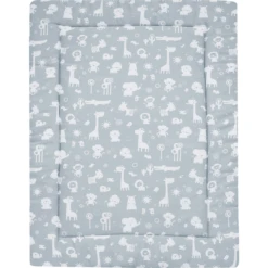 Alvi Coperta Per Gattonare Animali Dello Zoo Blu Cipria 100 X 135 Cm