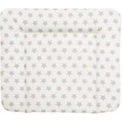 Alvi Materassino Per Fasciatoio Wiko Molly Stelle Bianco/beige 75 X 85 Cm