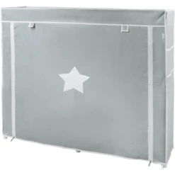 Roba Armadio Per Bambini In Tessuto XL Little Stars 113 X 28 X 90 Cm -Bambino Forniture Negozio armadio per bambini in tessuto xl little stars 113 x 28 x 90 cm a304719 2