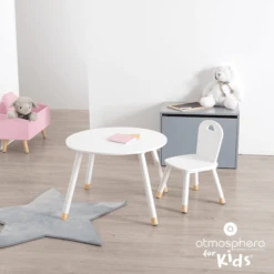Atmosphera Tavolo Per Bambini Douceur Bianco -Bambino Forniture Negozio atmosphera tavolo per bambini douceur bianco a397668 3