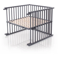 Babybay ® Kit Di Conversione Per Lettino Adatto Al Modello Maxi E Boxspring, Laccato Grigio Ardesia