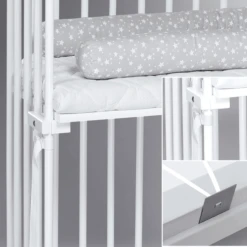 Babybay Lettino Co-sleeping Boxspring, Bianco -Bambino Forniture Negozio babybay lettino co sleeping boxspring bianco a086211 4