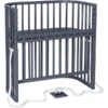 Babybay Lettino Co-sleeping Boxspring Comfort Plus, Grigio Ardesia Laccato