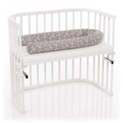 Babybay Paracolpi A Serpente Stella Taupe/bianco -Bambino Forniture Negozio babybay paracolpi a serpente stella taupe bianco a214937 2