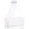 Babybay Velo Baldacchino Stella Azzurro, Bianco 200 X 135 Cm