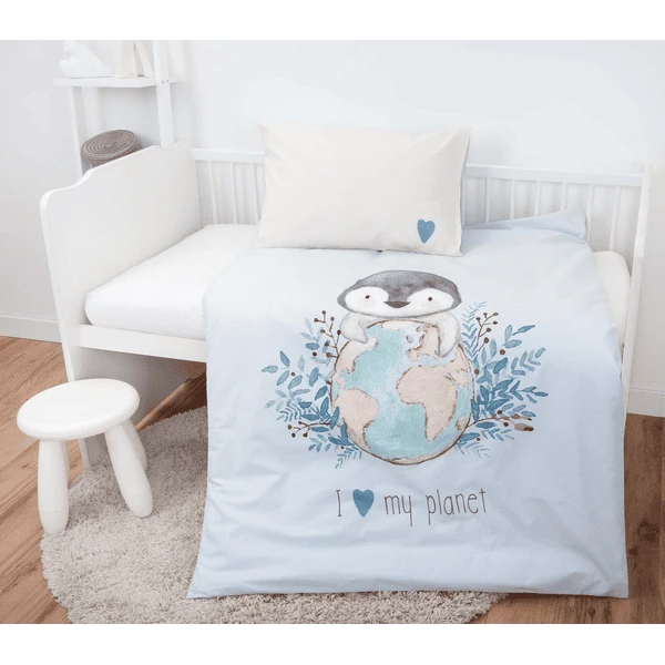 Babybest® Biancheria Da Letto Pinguino 100 X 135 Cm 4 Babybest® Biancheria Da Letto Pinguino 100 X 135 Cm - immagine 4