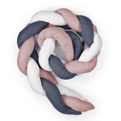 BabyJem Paracolpi Intrecciato - Blu/rosa/bianco