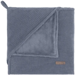 Baby's Only Coperta Con Cappuccio Sense Vintage Blu 75 X 75 Cm