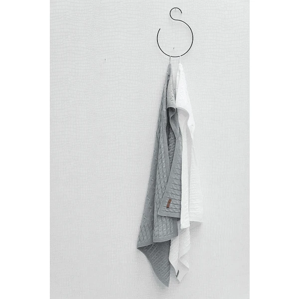 Baby's Only Copertina Con Cappuccio Cable Beige 75x75 Cm 3 Baby's Only Copertina Con Cappuccio Cable Beige 75x75 Cm - immagine 3