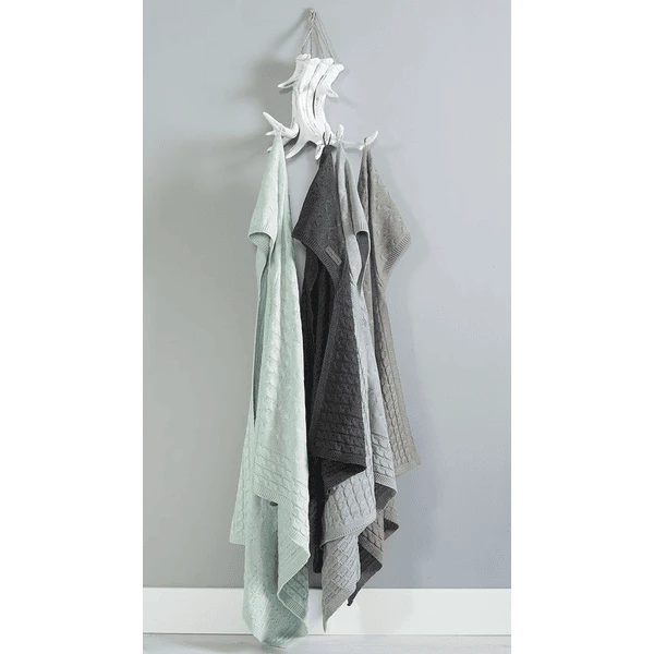 Baby's Only Copertina Con Cappuccio Cable Beige 75x75 Cm 4 Baby's Only Copertina Con Cappuccio Cable Beige 75x75 Cm - immagine 4