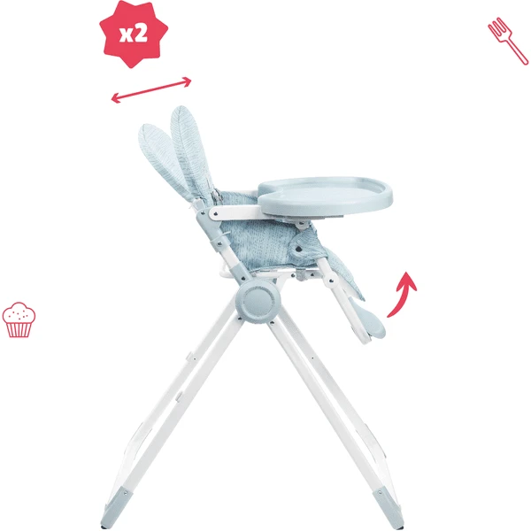 Badabulle Seggiolone Ultra Compatto Blu 2 Badabulle Seggiolone Ultra Compatto Blu - immagine 2