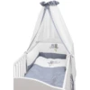 Be Be 's Collection Set Biancheria Da Letto 3 Pezzi, Gufi Blu