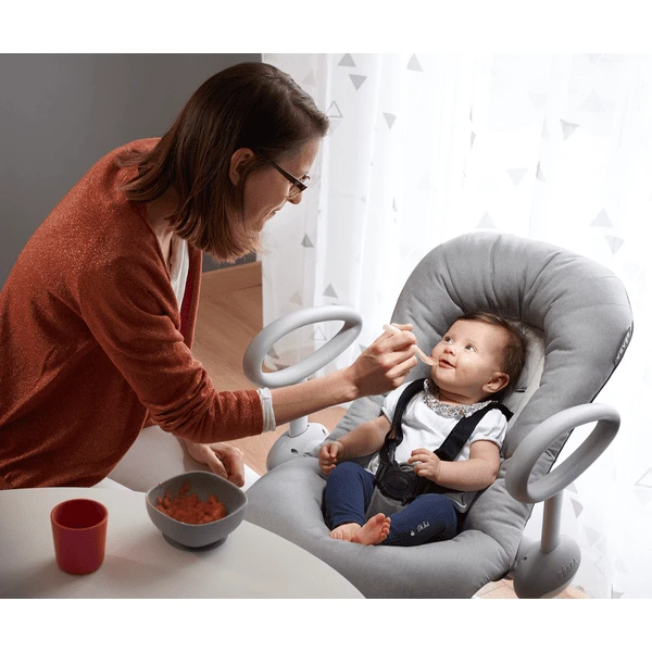 BEABA Sdraietta Up & Down III Heather Grigio 2 BEABA Sdraietta Up & Down III Heather Grigio - immagine 2