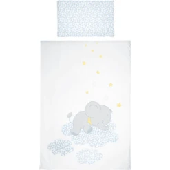 Bebella Vital Biancheria Da Letto Lunafant Blu 100 X 135 Cm