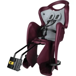 Bambino Forniture Negozio 5 BELLELLI Seggiolino Per Bicicletta Mr Fox Luxe B-Fix Frame Mount - Rosso