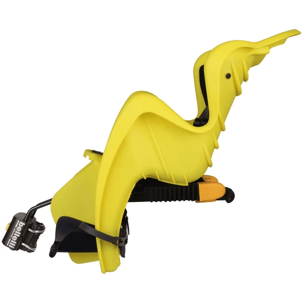 BELLELLI Seggiolino Per Bicicletta Mr Fox Reclining B-fix Frame Mount Yellow HI VIZ 4 BELLELLI Seggiolino Per Bicicletta Mr Fox Reclining B-fix Frame Mount Yellow HI VIZ - immagine 4