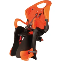 BELLELLI Seggiolino Per Bicicletta Tiger Montaggio A Cremagliera Grigio / Orange