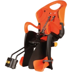 BELLELLI Seggiolino Per Bicicletta Tiger Reclining B-Fix Frame Mount Grigio/arancio