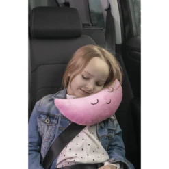 BENBAT Cuscino Da Viaggio Mooni Da Fissare Alla Cintura Di Sicurezza/poggiatesta Rosa -Bambino Forniture Negozio benbat cuscino da viaggio mooni da fissare alla cintura di sicurezza poggiatesta rosa a364692 3