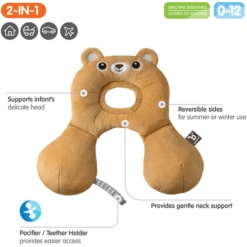 BENBAT Poggiatesta/poggiatesta Orso Marrone -Bambino Forniture Negozio benbat poggiatesta poggiatesta orso marrone a364693 2