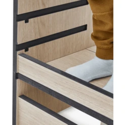 Bianconiglio Kids® Torre Di Apprendimento Montessoriana TRUSTY Plus, Rovere Naturale -Bambino Forniture Negozio bianconiglio kids torre di apprendimento montessoriana trusty plus rovere naturale a351592 3