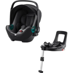 Britax Römer Seggiolino Auto Baby-Safe 3 I-Size Inclusa Base Flex 5Z, Marmo Grafite