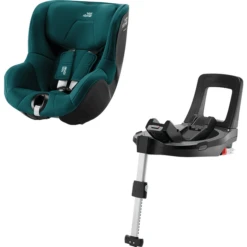 Britax Römer Seggiolino Auto Dualfix 3 I-Size Green Sense, Inclusa Base Flex 5Z, Verde Scuro