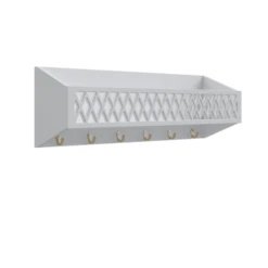 Cam Cam Copenhagen Cam Cam® COPENHAGEN Mensola Harlequin Con Ganci, Grigio -Bambino Forniture Negozio cam cam copenhagen mensola harlequin con ganci grigio a370712 3