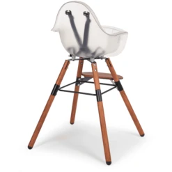 Childhome CHILD HOME Seggiolone Evolu 2 Natura Scura / Trasparente 2 In 1 + Anello -Bambino Forniture Negozio child home seggiolone evolu 2 natura scura trasparente 2 in 1 anello a301485 3