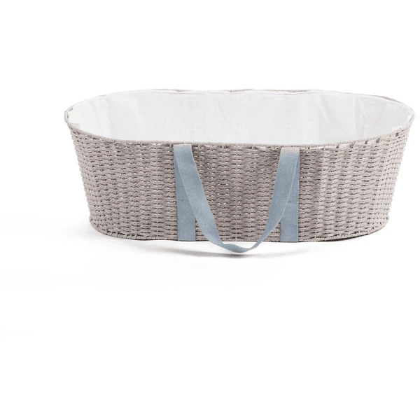 CHILDHOME Cesta In Vimini Per Neonato, Grigio 2 CHILDHOME Cesta In Vimini Per Neonato, Grigio - immagine 2
