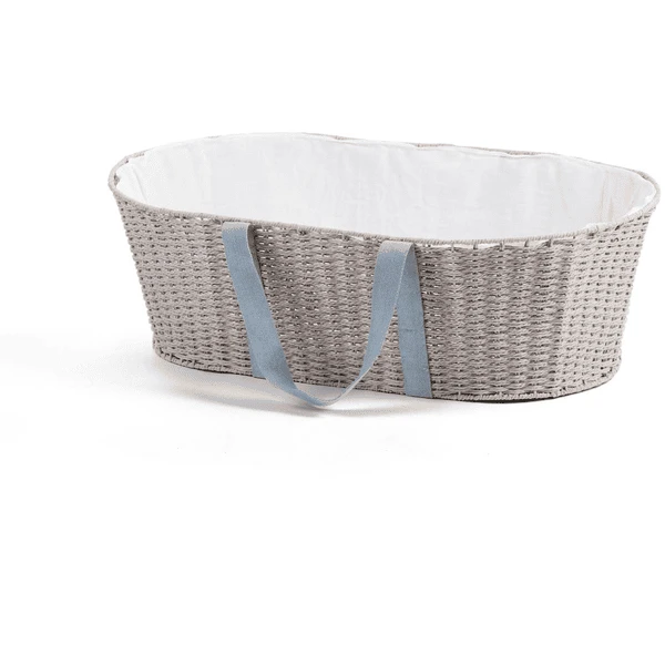 CHILDHOME Cesta In Vimini Per Neonato, Grigio 1 CHILDHOME Cesta In Vimini Per Neonato, Grigio