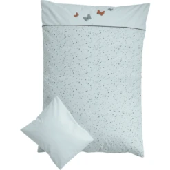 Collezione Be Be 's Biancheria Da Letto 3D Butterfly Mint 100 X 135 Cm