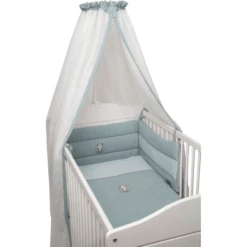 Collezione Be Be 's Set Letto In Mussola 3 Pezzi Rana Re Verde