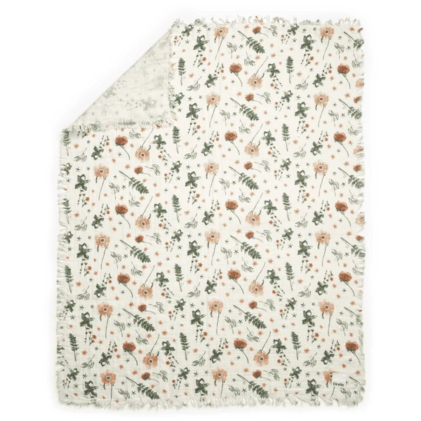 Coperta Di Cotone Elodie Meadow Blossom 4 Coperta Di Cotone Elodie Meadow Blossom - immagine 4