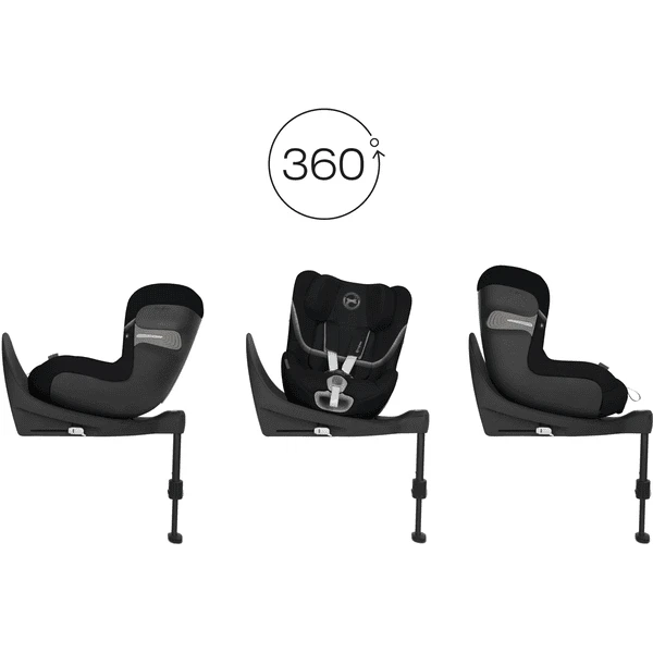 Cybex GOLD Seggiolino Auto Sirona S2 I-Size Deep Black 3 Cybex GOLD Seggiolino Auto Sirona S2 I-Size Deep Black - immagine 3