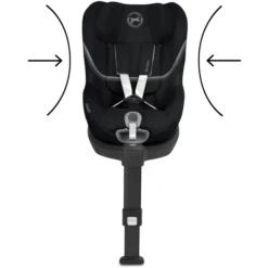Cybex GOLD Seggiolino Auto Sirona S2 I-Size Deep Black 8 Cybex GOLD Seggiolino Auto Sirona S2 I-Size Deep Black -Bambino Forniture Negozio cybex gold seggiolino auto sirona s2 i size deep black a314675 3