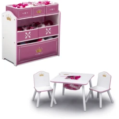 Delta Children Organizzatore Per Giocattoli Princess Crown -Bambino Forniture Negozio delta children organizzatore per giocattoli princess crown a332540 3