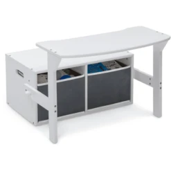 Delta Children Panca Reversibile Con Portaoggetti MySize, Bianco -Bambino Forniture Negozio delta children panca reversibile con portaoggetti mysize bianco a405425 3