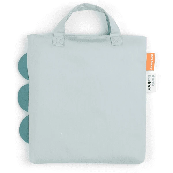 Done By Deer ™ Set Di Biancheria Da Letto Junior Sleepy 100 X 140 Cm Croco Blue 2 Done By Deer ™ Set Di Biancheria Da Letto Junior Sleepy 100 X 140 Cm Croco Blue - immagine 2