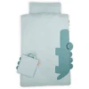 Done By Deer ™ Set Di Biancheria Da Letto Junior Sleepy 100 X 140 Cm Croco Blue