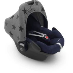 DOOKY Copertura Parasole Per Seggiolini Auto, Grey Stars -Bambino Forniture Negozio dooky copertura parasole per seggiolini auto grey stars a396162 3