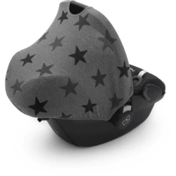 DOOKY Copertura Parasole Per Seggiolini Auto, Grey Stars -Bambino Forniture Negozio dooky copertura parasole per seggiolini auto grey stars a396162 4