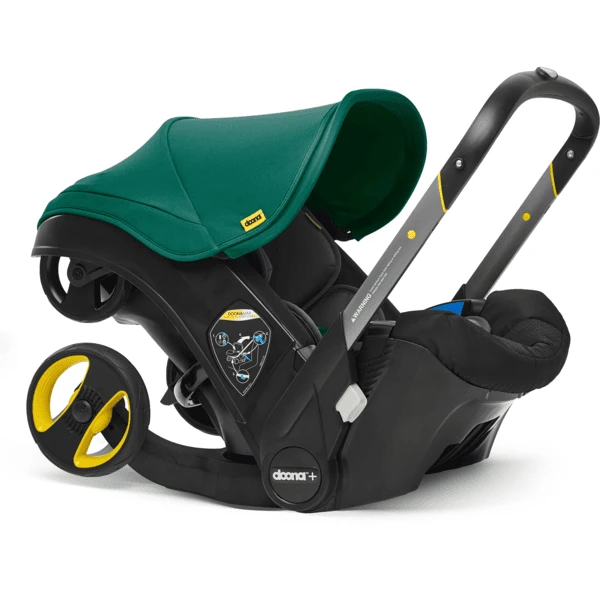 Doona Seggiolino Racing Green Con Telaio Integrato, 2 In 1 2 Doona Seggiolino Racing Green Con Telaio Integrato, 2 In 1 - immagine 2