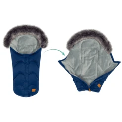 Fillikid Coprigambe Invernale Lhotse Per Seggiolino Auto, Blu -Bambino Forniture Negozio fillikid coprigambe invernale lhotse per seggiolino auto blu a318930 3