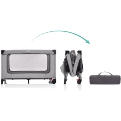 Fillikid Lettino Da Viaggio "Madrid", Grigio Melange -Bambino Forniture Negozio fillikid lettino da viaggio madrid grigio melange a291214 2