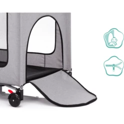 Fillikid Lettino Da Viaggio "Madrid", Grigio Melange -Bambino Forniture Negozio fillikid lettino da viaggio madrid grigio melange a291214 4