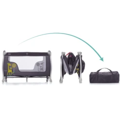 Fillikid Lettino Da Viaggio "Milano" In Alluminio, Grigio -Bambino Forniture Negozio fillikid lettino da viaggio milano in alluminio grigio a268820 2