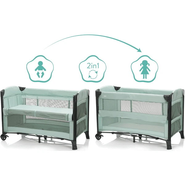 Fillikid Lettino Da Viaggio "Zurigo" Menta 2 Fillikid Lettino Da Viaggio "Zurigo" Menta - immagine 2