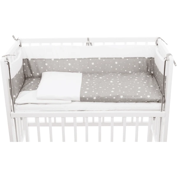 Fillikid Set Biancheria Per Letto Cocon Stelle Grigio 3 Fillikid Set Biancheria Per Letto Cocon Stelle Grigio - immagine 3